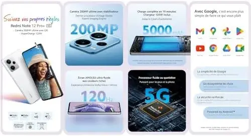 Xiaomi Redmi Note 12 Pro+ 256GB 5G Branco