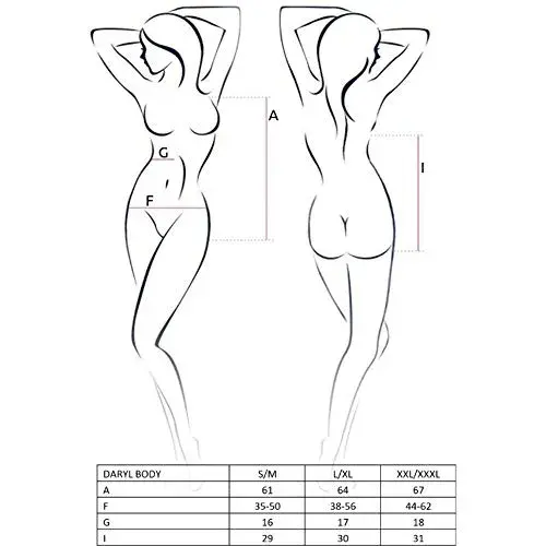 Passion Daryl Teddy Couro LaTex Preto L/XL