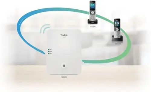 Yealink SIP-W56H Telefônico VoIP com Tela Colorida