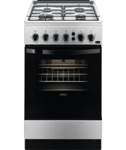 Zanussi ZCG 512H1XA 2100W Aço Inoxidável Fogão Gás Independente