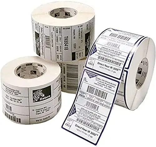 Zebra 800262-127 Labels Roll Transferência Térmica Compatibilidade POS
