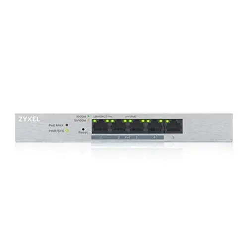 Zyxel GS1200-5HPV2-EU Switch 5P 1000Mbps 4 PoE