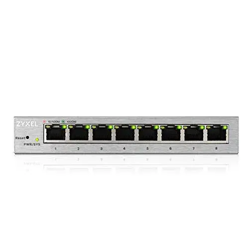 Zyxel GS1200-8 Switch 10/100/1000 MBit/s 8 Portas
